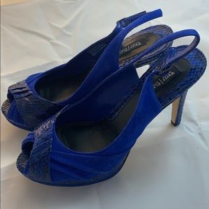 White House Black Market suede heels